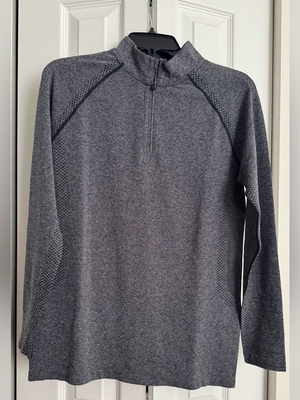 Under Armour Charcoal Gray Zip-Front Performance Shirt